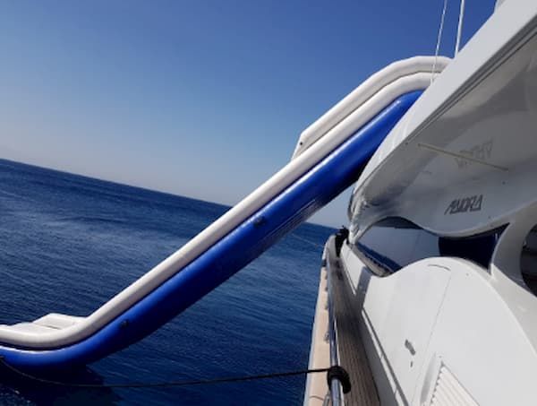 Inflatable Deck Slip, super yacht deck slip