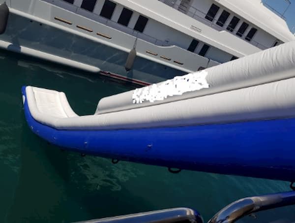 Inflatable Deck Slip, mega yacht deck slip